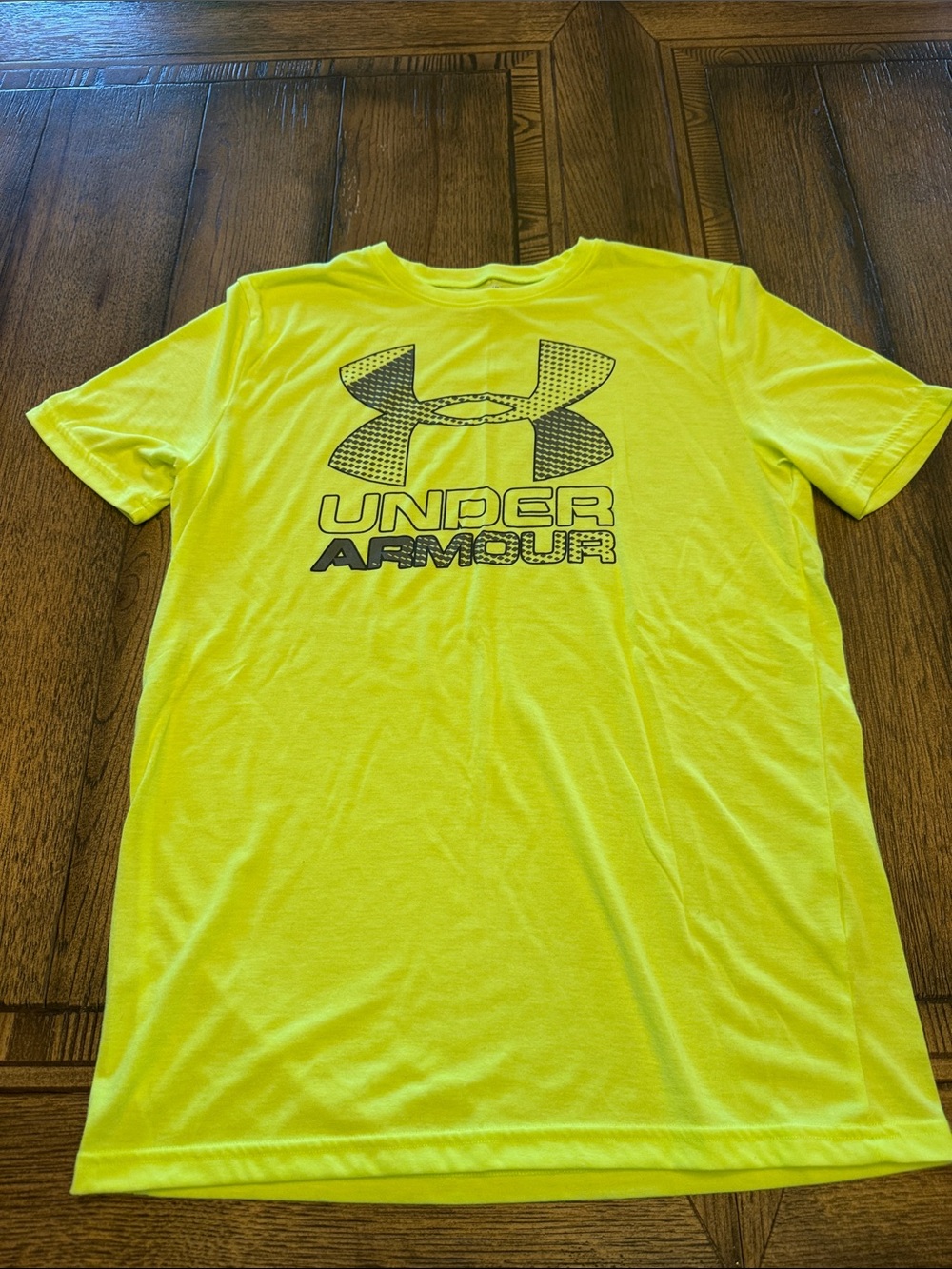 Under Armour Neon Yellow Short-Sleeve Logo Tee